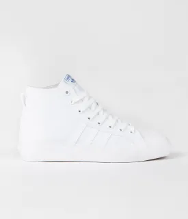 Adidas Nizza Hi ADV Shoes - FTWR White / FTWR White / Bluebird