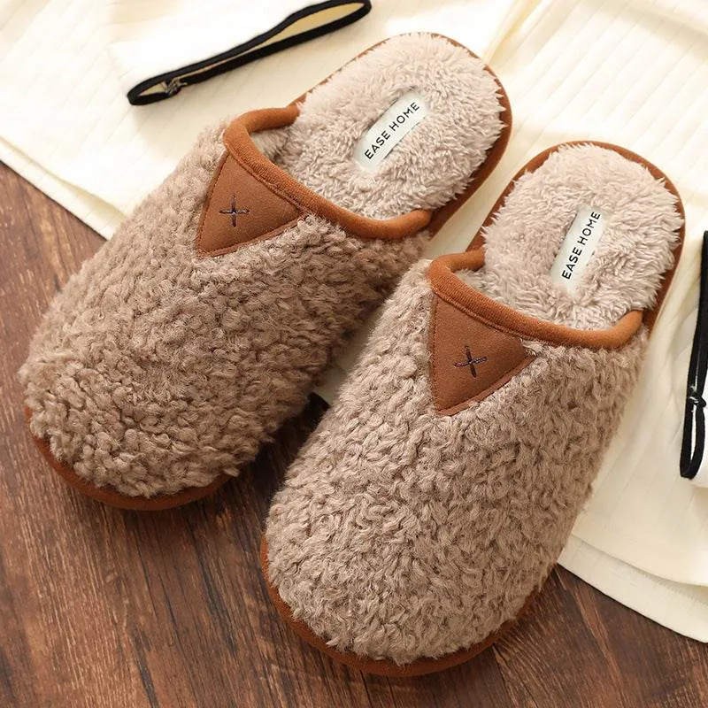 Cute Fuzzy Warm Indoor Slippers