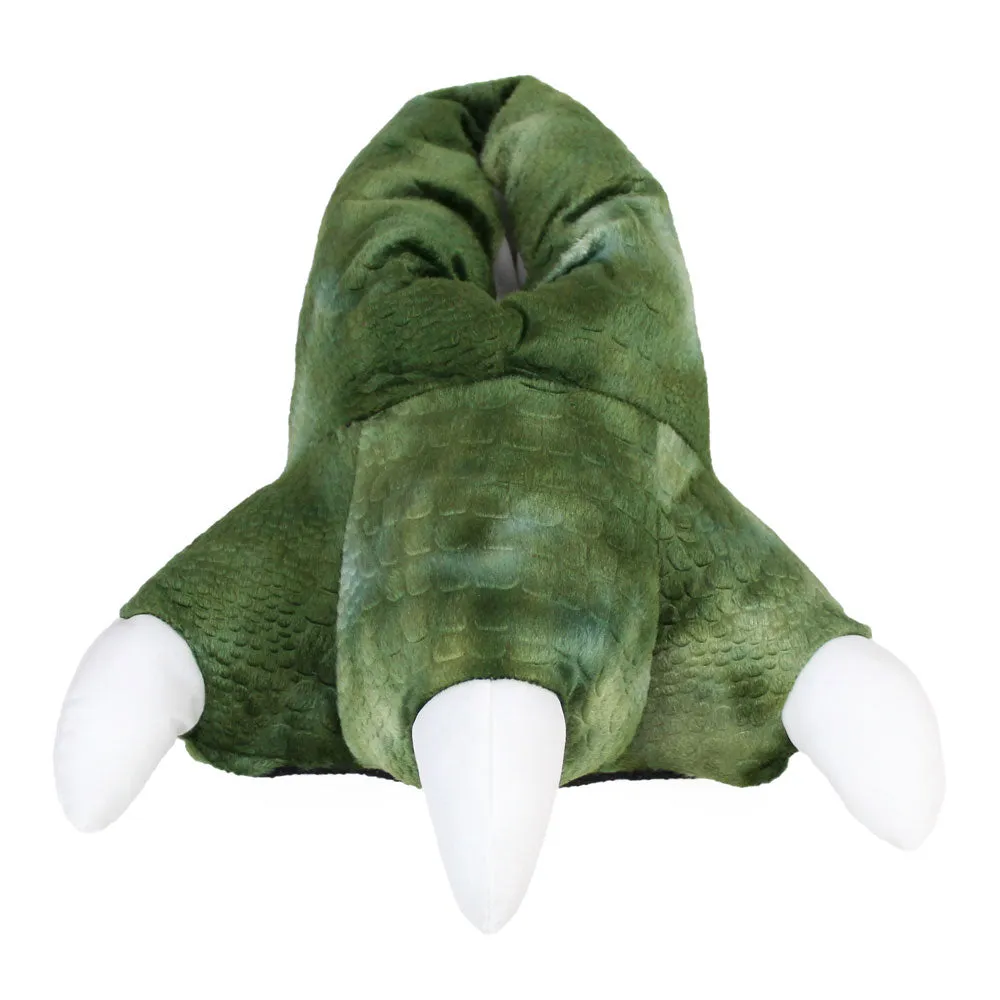 Dinosaur Novelty Slippers JulesRoche Sound Features Green