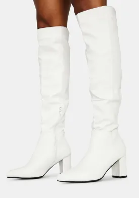 Fall For You Knee High Heeled Boots