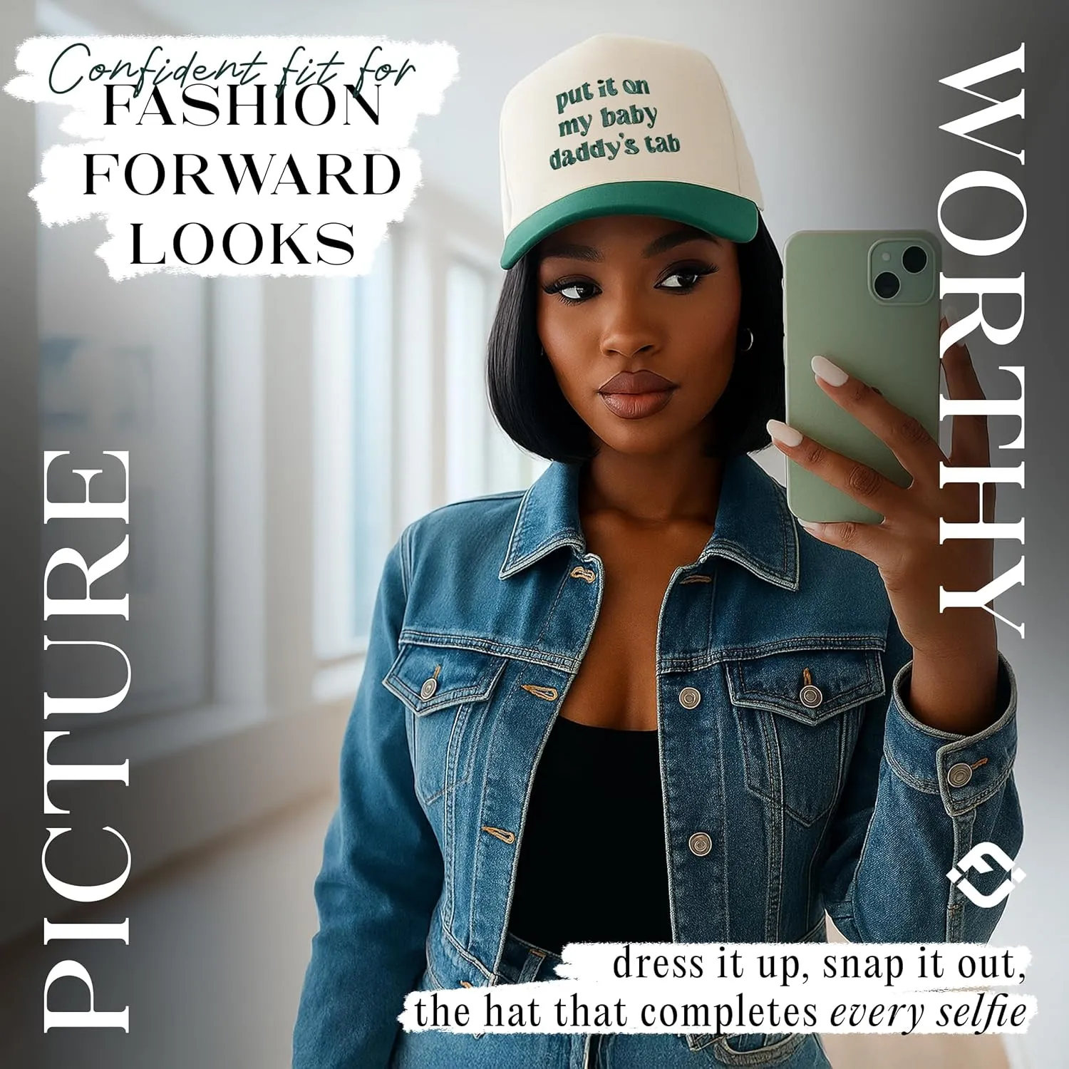 Funky Junque Canvas Snapback Trucker Hat - Father's Day, Funny Mom Hat, Baseball Cap for Mom & Dad
