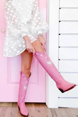 Heart Sweet Block Boots