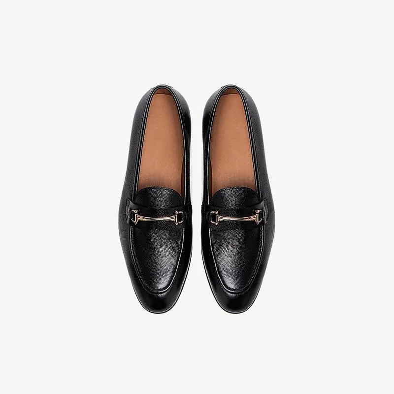 Loafers with Gleaming Hardware