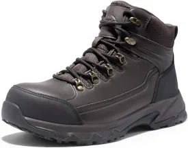 NORTIV 8 Steel Toe Work Boots for Men Waterproof Slip Resistant Safety Construction Boots TOWER