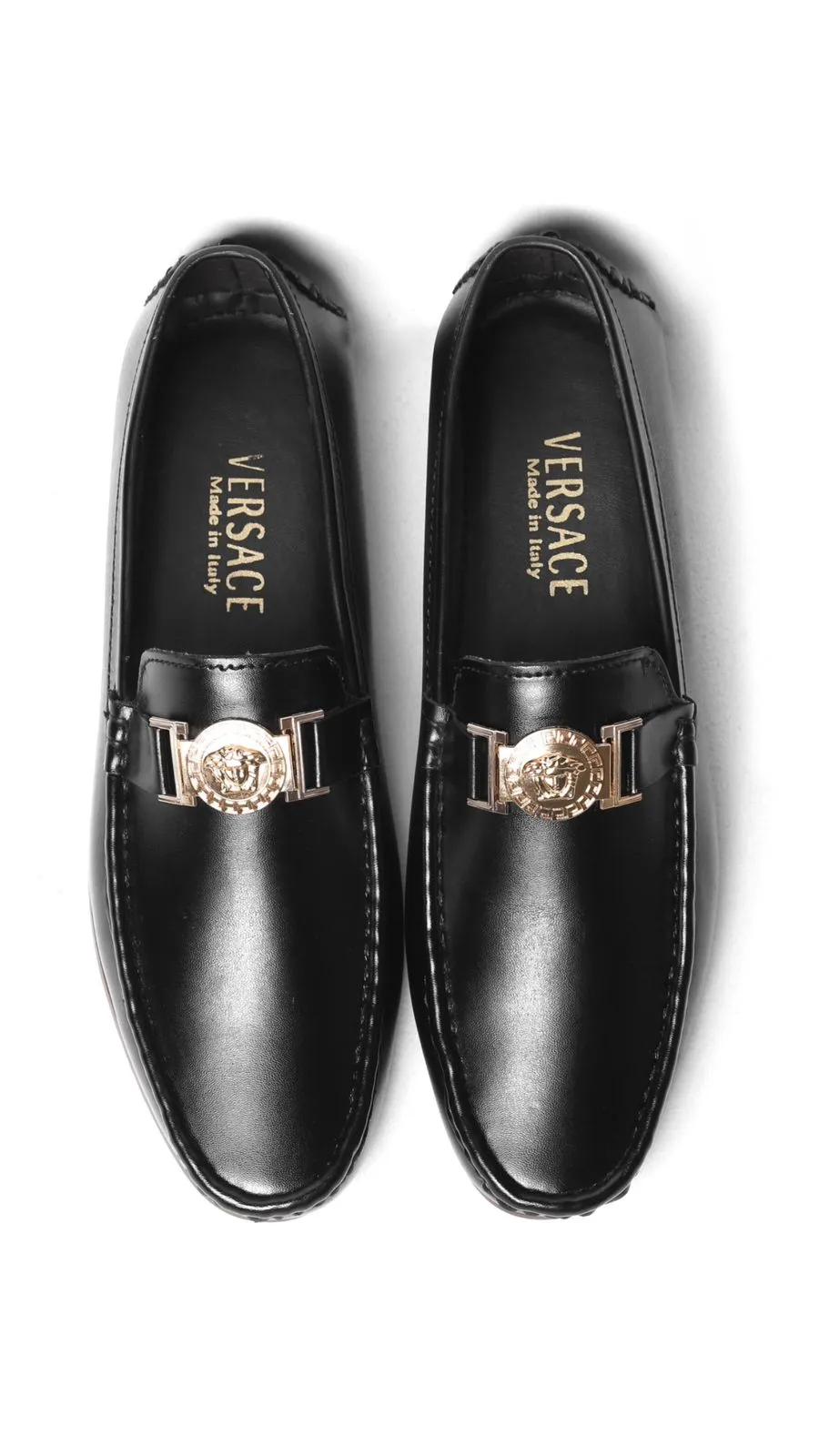 Versac Leather Loafers